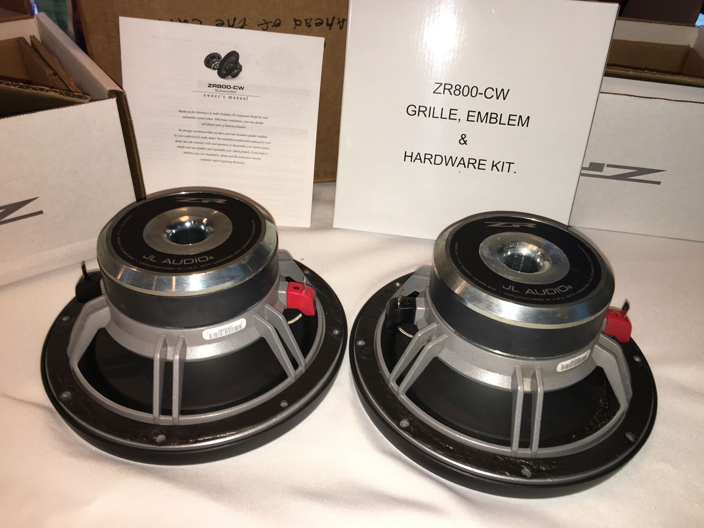 FS JL Audio ZR800CW Midbass Pair Car Stereo Forum